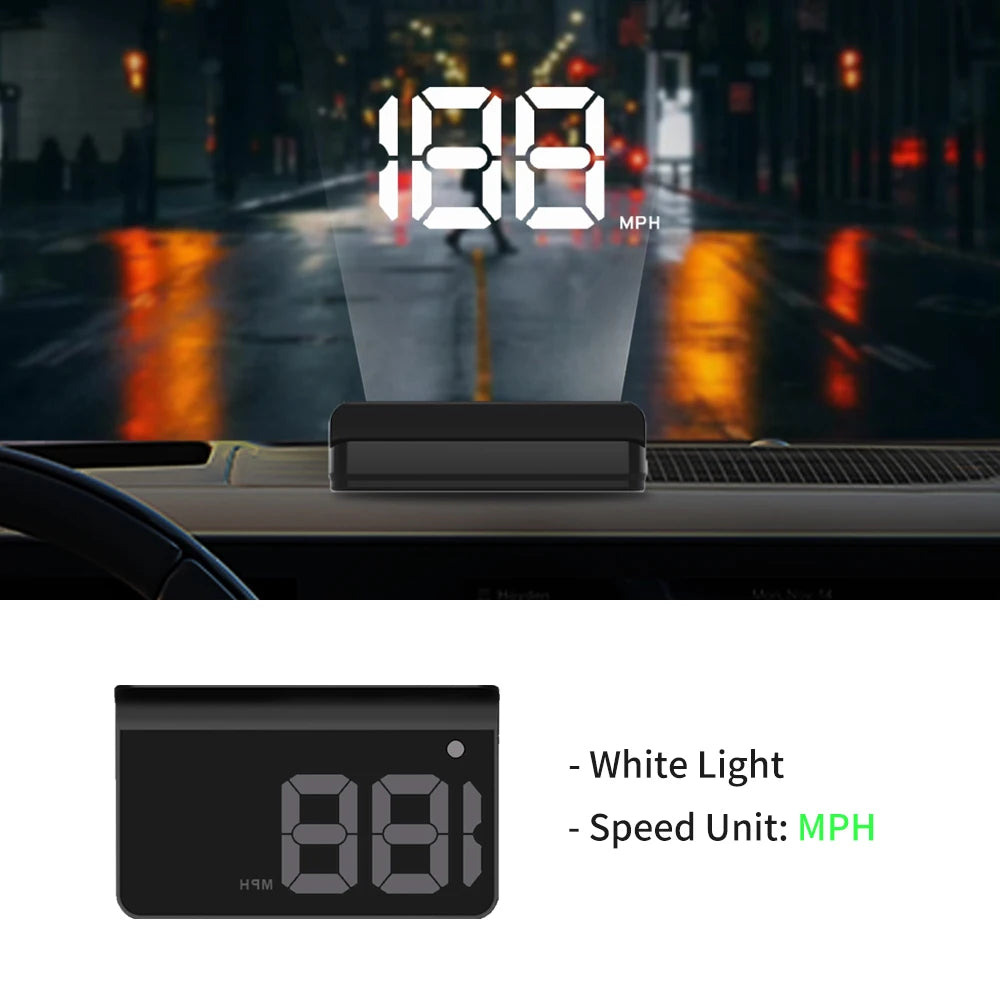 K1 Car Speedometer Head-Up-Display (HUD) Plug-in Play - Car Accessories