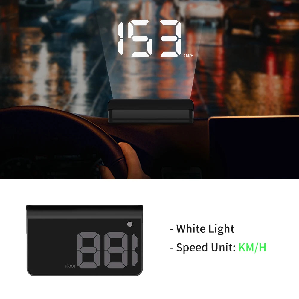 K1 Car Speedometer Head-Up-Display (HUD) Plug-in Play - Car Accessories