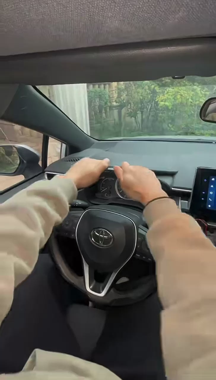 3PC Car Steering Wheel Cover - 38cm Carbon Fiber - Auto Accessories